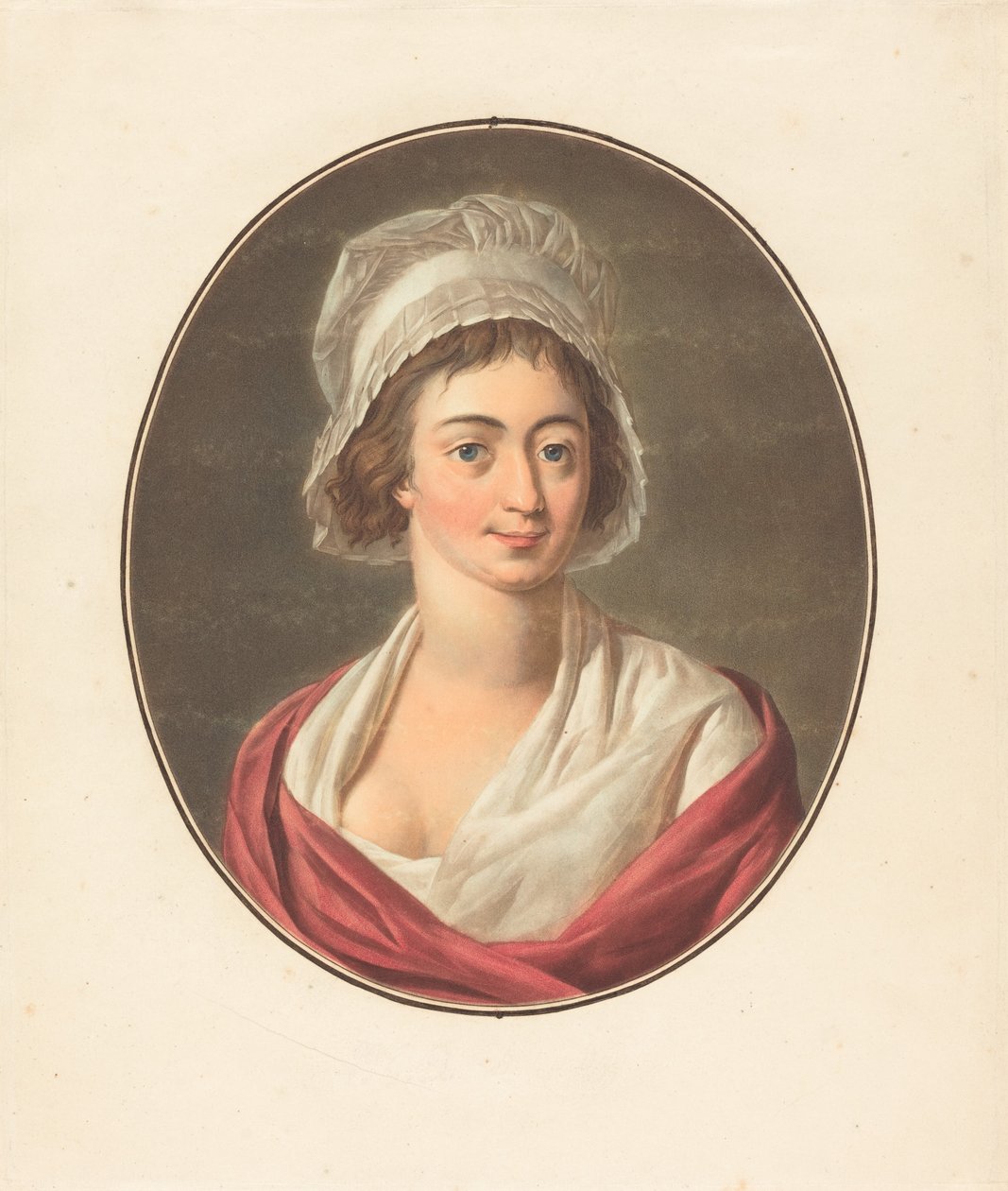 Charlotte Cordayová od Pierre Michel Alix after Jean François Garnerey