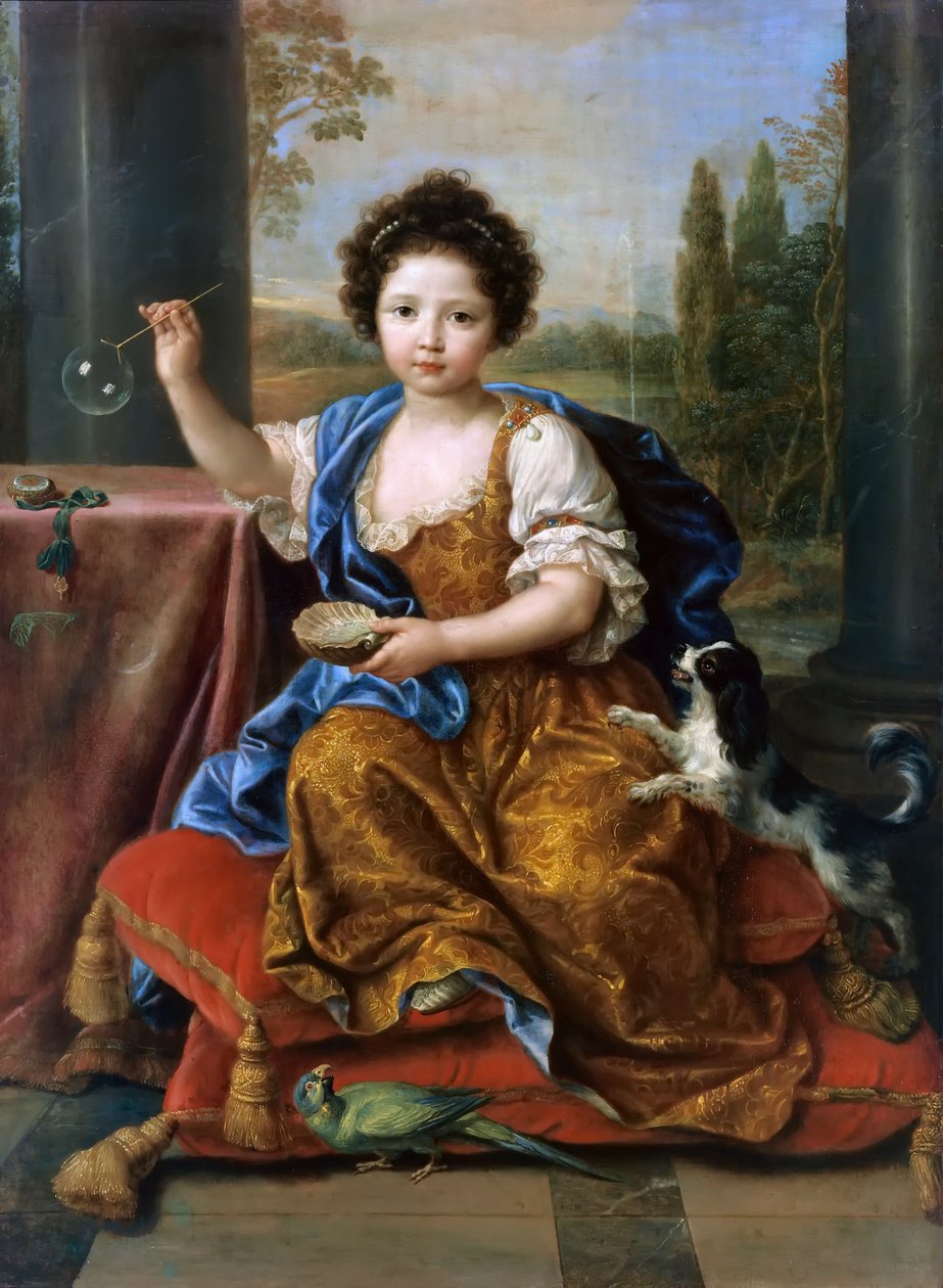 Louise Marie de Bourbon 1674-1681, vévodkyně z Orleansu od Pierre Mignard