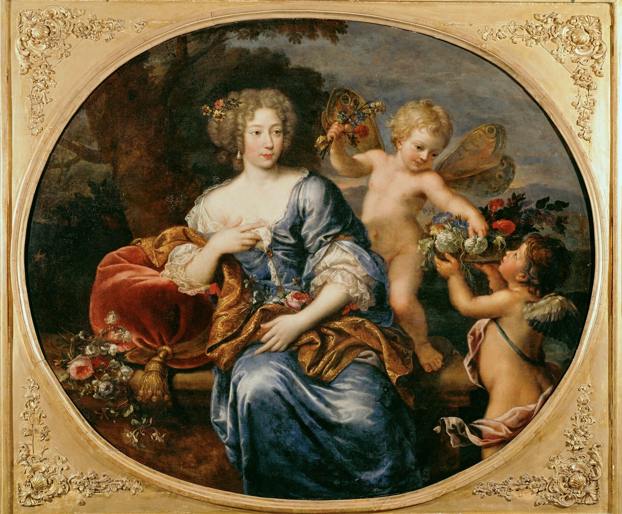 Madame de Montespan, milenka Ludvíka XIV... (malba na plátně) od Pierre Mignard