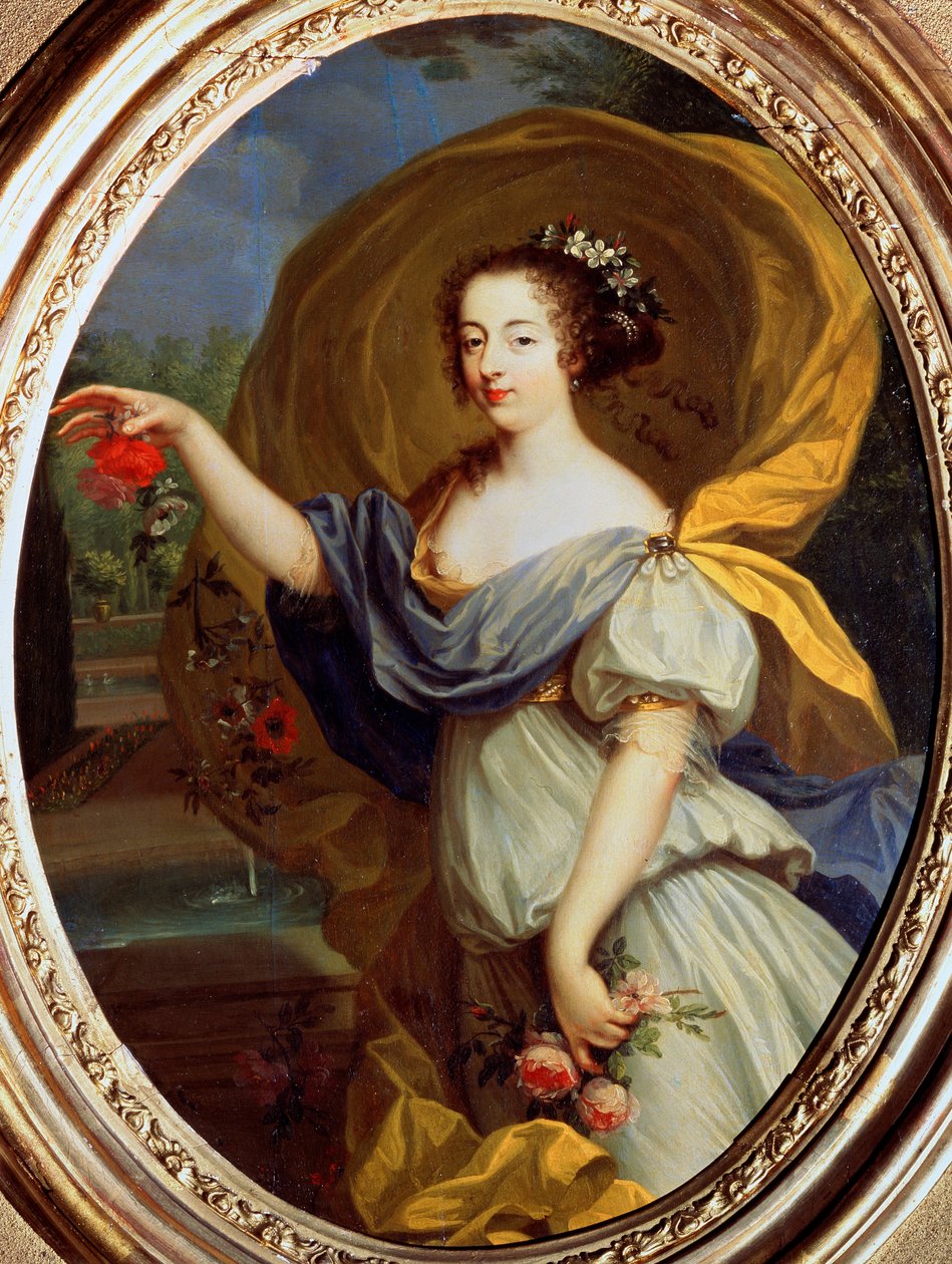 Portrét vévodkyně de la Valliere jako Flora, 17. století. od Pierre Mignard