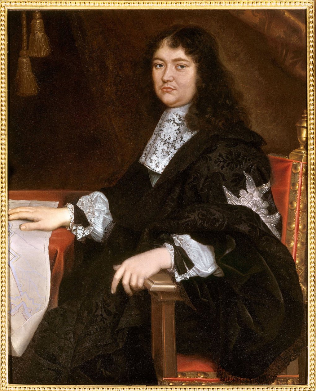 Portrét Françoise Michela Le Telliera, markýze de Louvois 1641-1691, druhá polovina 17. stol. od Pierre Mignard