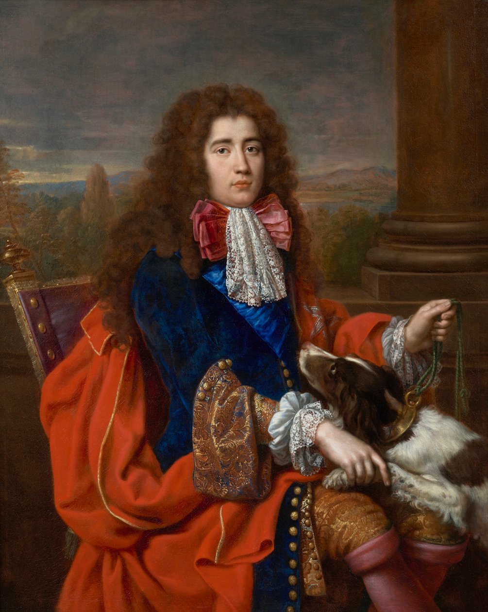 Portrét Louis François Marie Le Tellier, markýz de Barbezieux 1668-1701, cca 1690. od Pierre Mignard