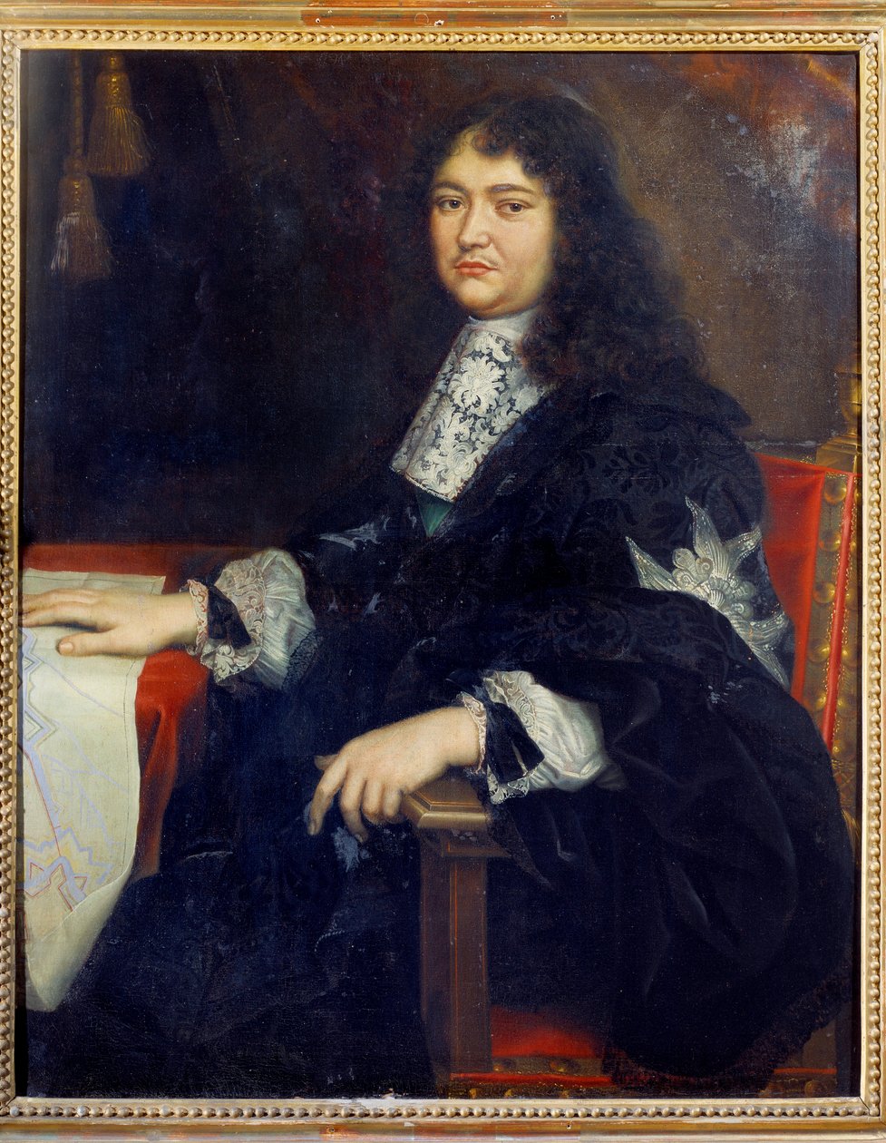 Portrét Michela Le Telliera, markýze de Louvois (1641-1691) Malba Pierra Mignarda (1612-1695) Remeš 17. století, Musee des Beaux Arts od Pierre Mignard