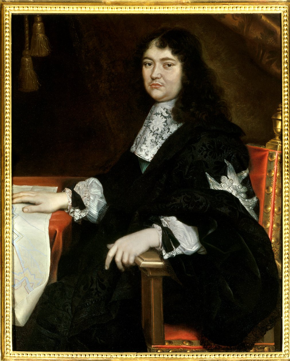 Portrét Michela Le Telliera, markýze de Louvois (1641-1691) Obraz Pierra Mignarda (1612-1695) 17. stol. Je třeba zmínit: Remeš, Musee Des Beaux Arts - Portrét Michela Le Telliera, markýze de Louvois (1641-1691). Obraz Pierra Mignarda od Pierre Mignard