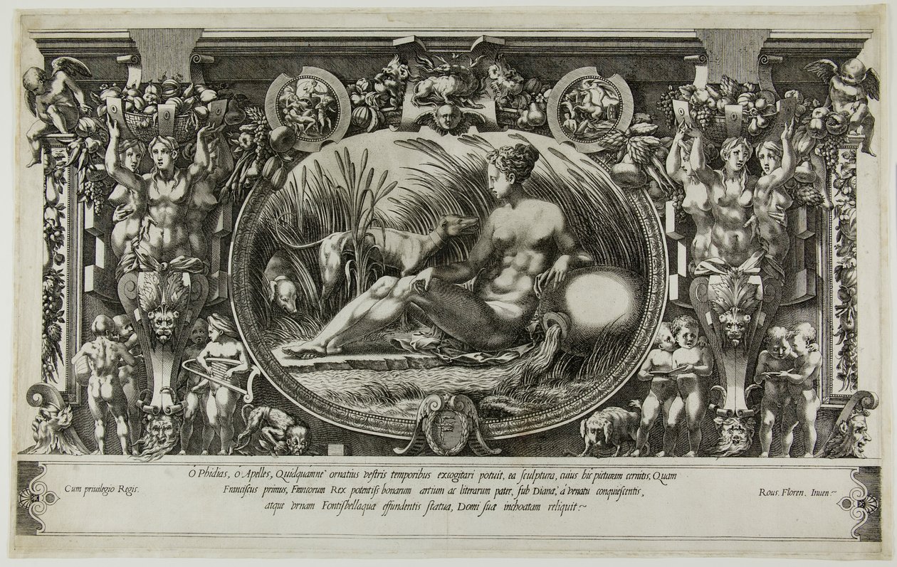 Nymfa z Fontainebleau od Pierre Milan