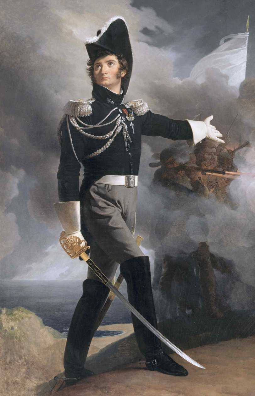 Generál Louis Duverger, markýz de La Rochejaquelein 1777-1815, cca 1819. od Pierre Narcisse Guérin Baron