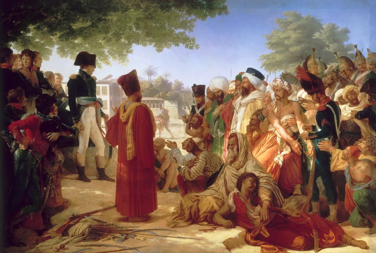 Napoleon Bonaparte omilostňující rebely v Káhiře, 23. října 1798 od Pierre Narcisse Guerin