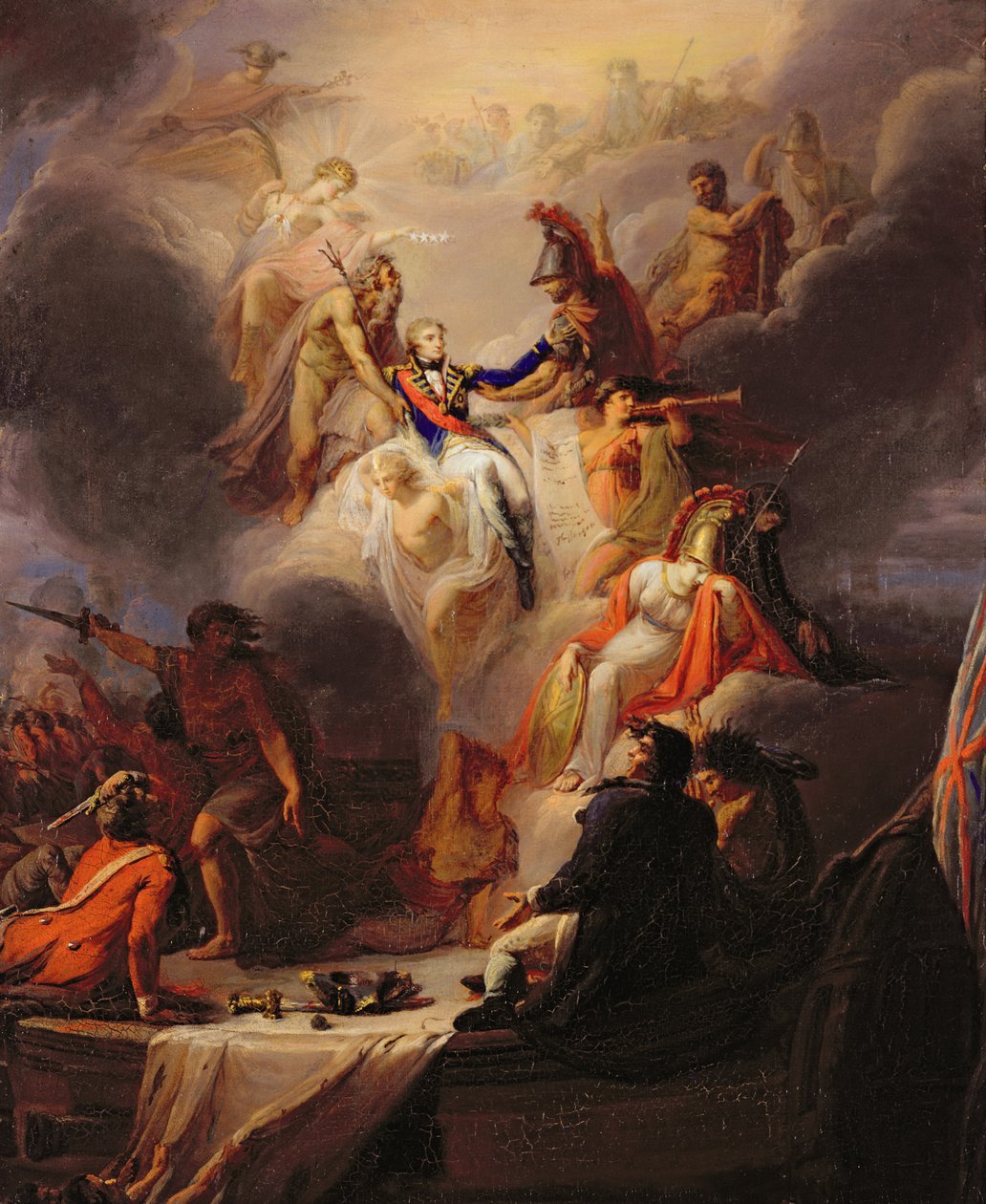 Apoteóza Nelsona (olej na plátně) od Pierre Nicolas Legrand
