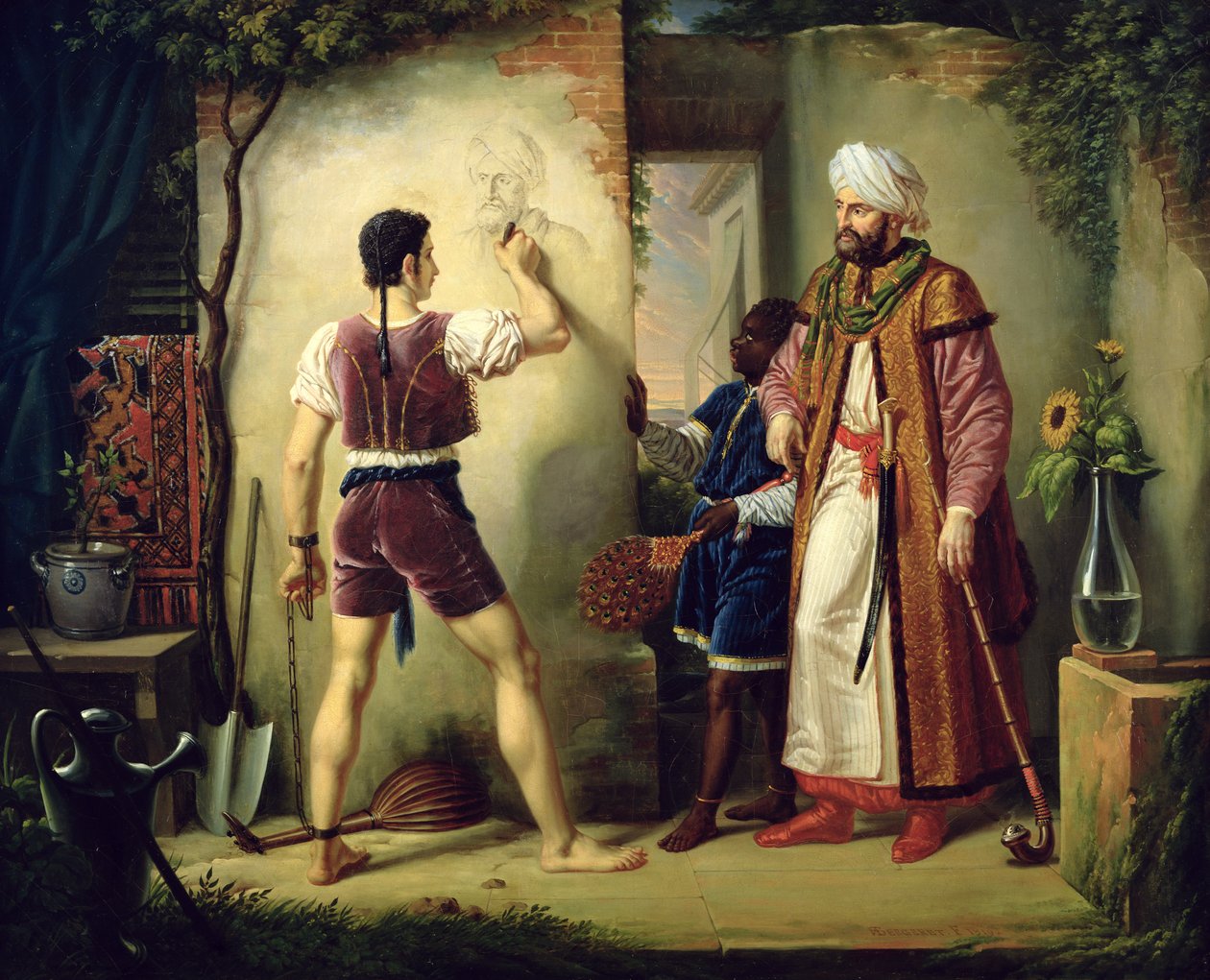 Fra Filippo Lippi (asi 1406-69) 1819 od Pierre Nolasque Bergeret