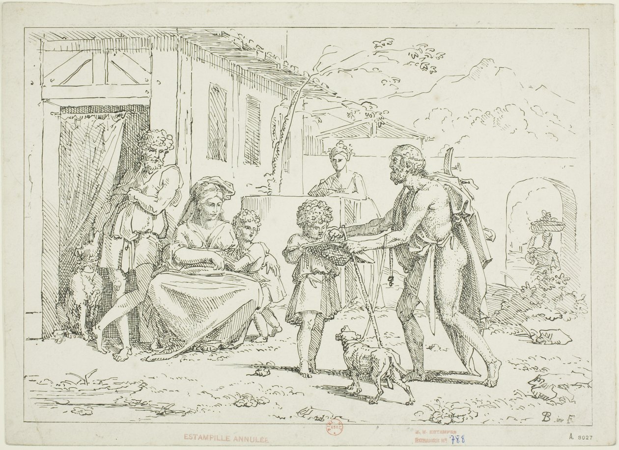 Homer od Pierre Nolasque Bergeret