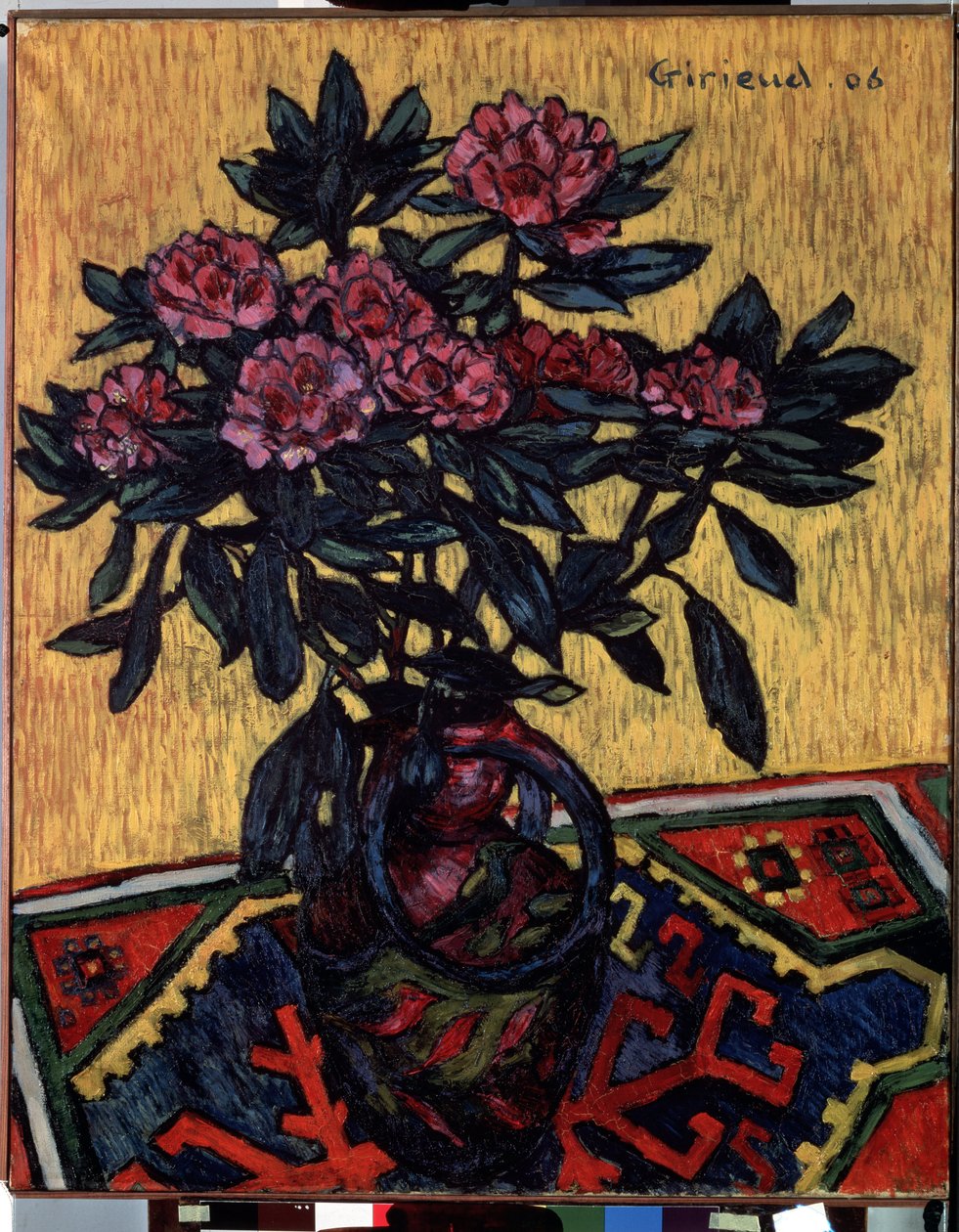 ""Kytice pivoněk"" (Pivoňky) Malba Pierra Paula Girieuda (1876-1940) 1906 Rozměr 81 x 65 cm Muzeum Ermitáž, Petrohrad (Saint-Petersbourg) od Pierre Paul Girieud