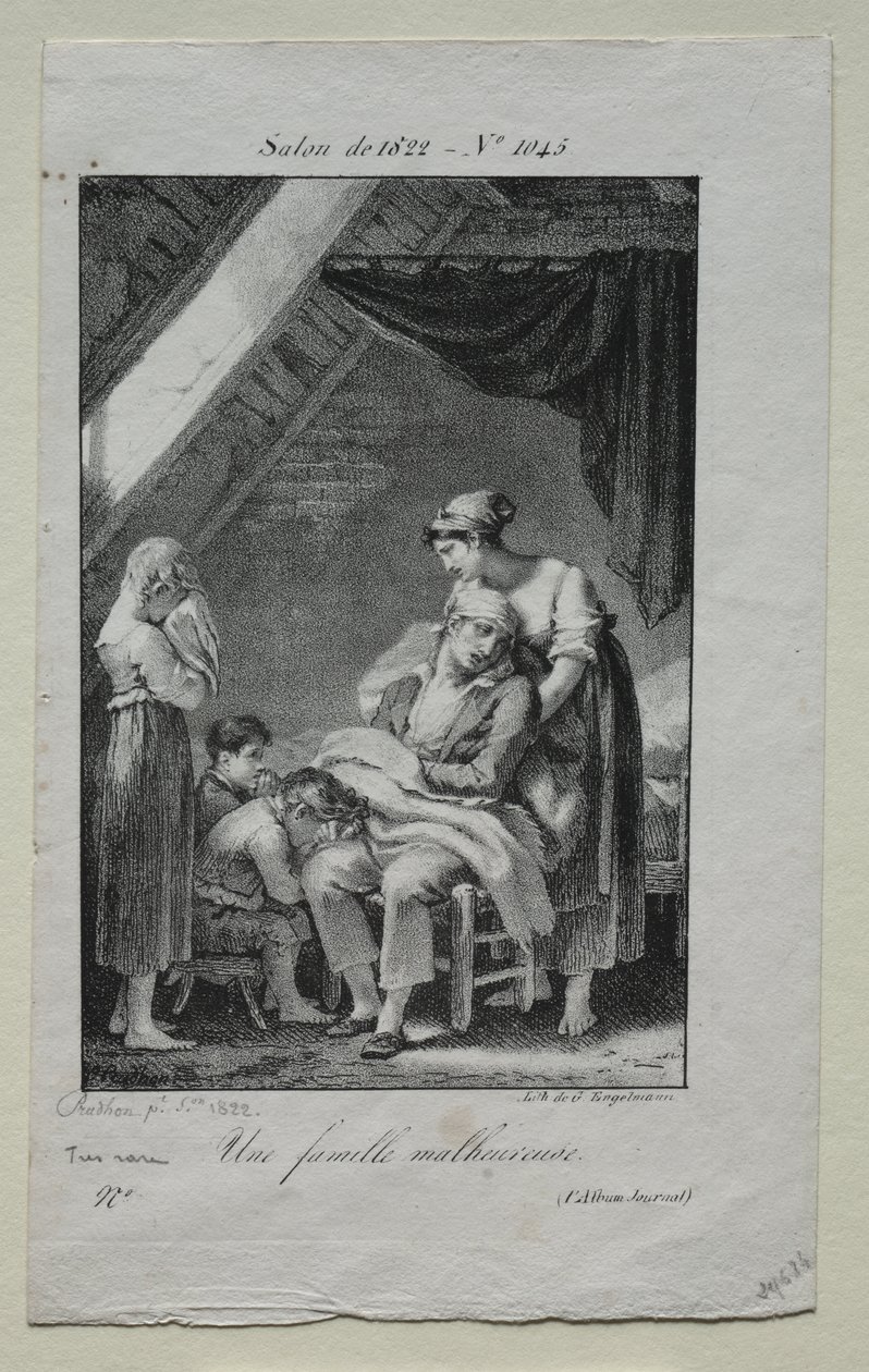 Nešťastná rodina od Pierre Paul Prud