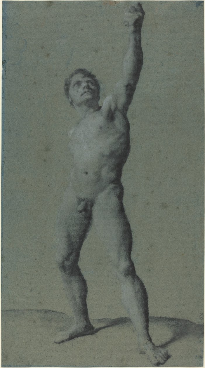 Studie mužského aktu od Pierre Paul Prud