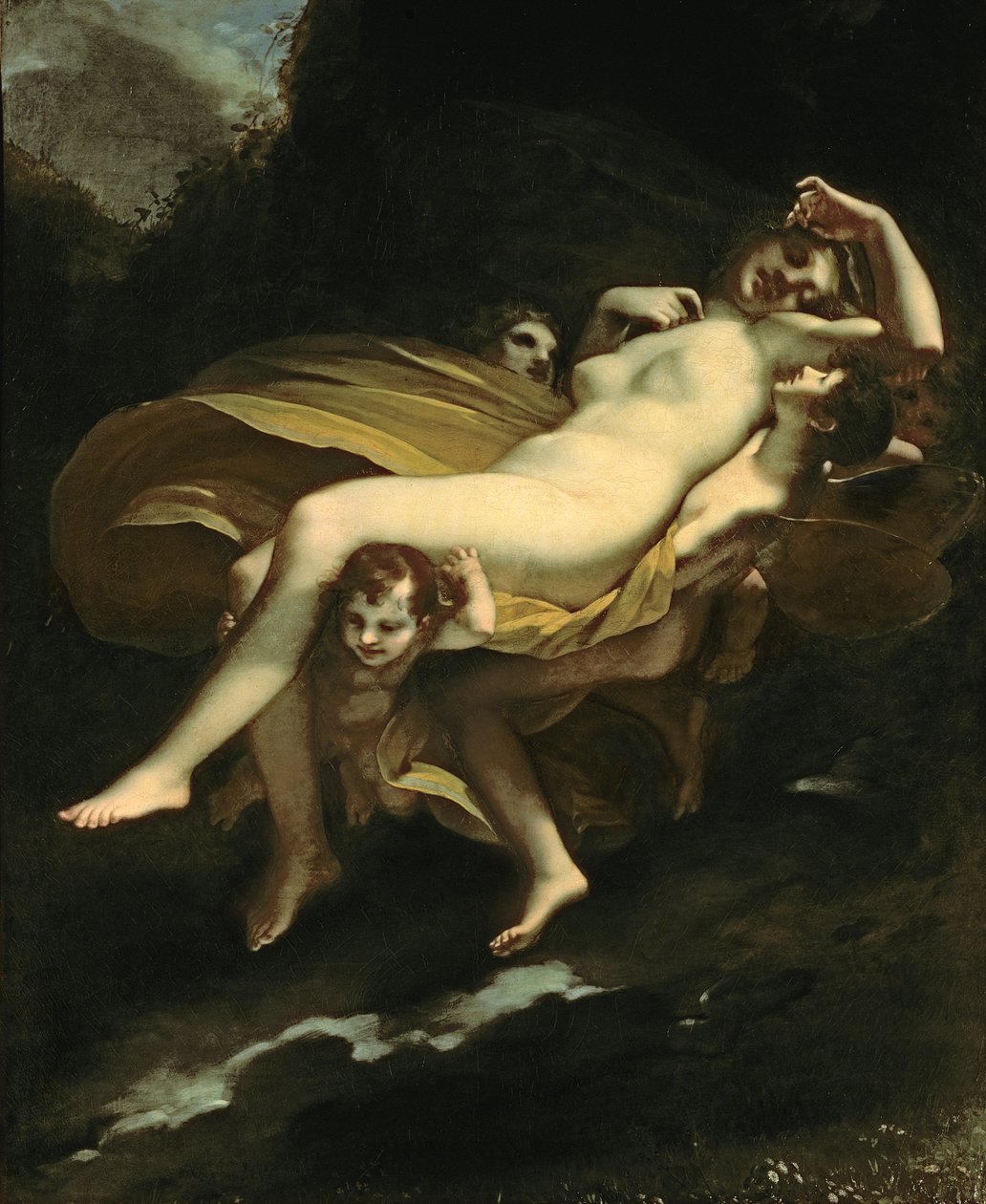 Psyché přenesená do nebe od Pierre Paul Prudhon