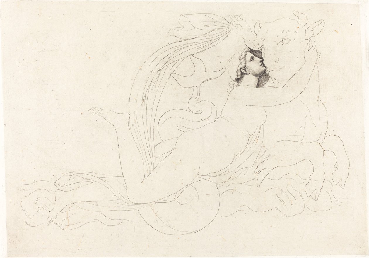 Znásilnění Evropy od Pierre Paul Prud
