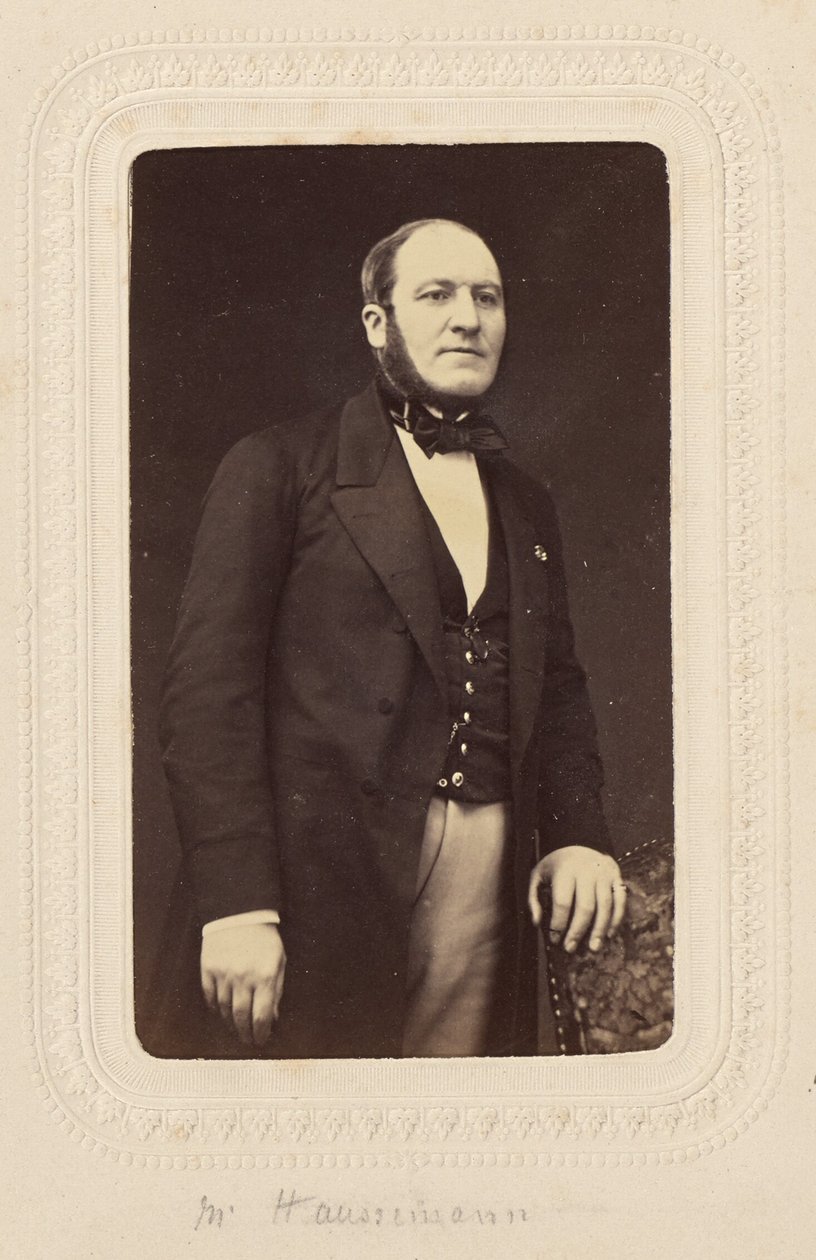 Baron Georges Eugène Haussmann (1809 - 1891) od Pierre Petit