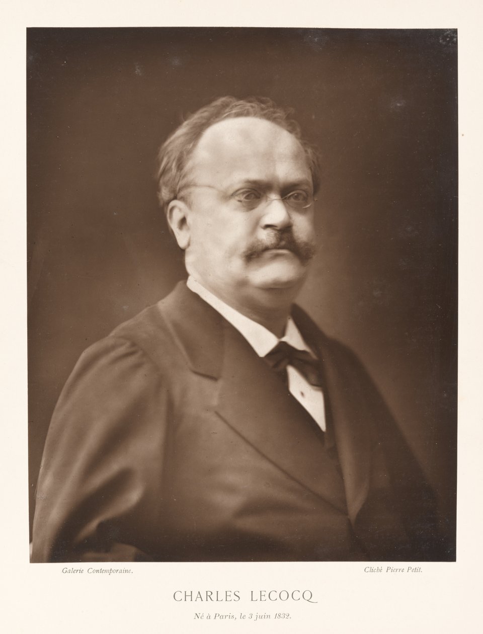 Charles Lecocq (Paříž, 1832) od Pierre Petit