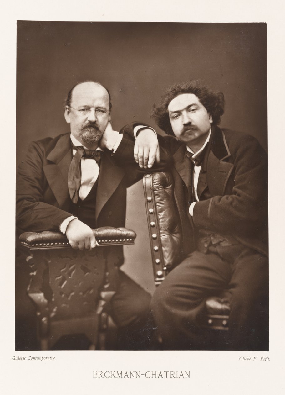 Emile Erckmann a Charles Chatrain od Pierre Petit