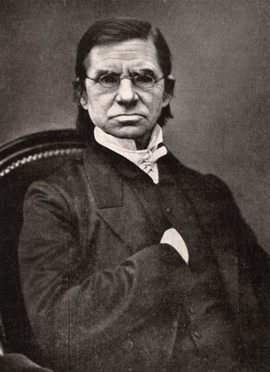 Emile Littre, francouzský lexikograf a filozof, 19. století od Pierre Petit