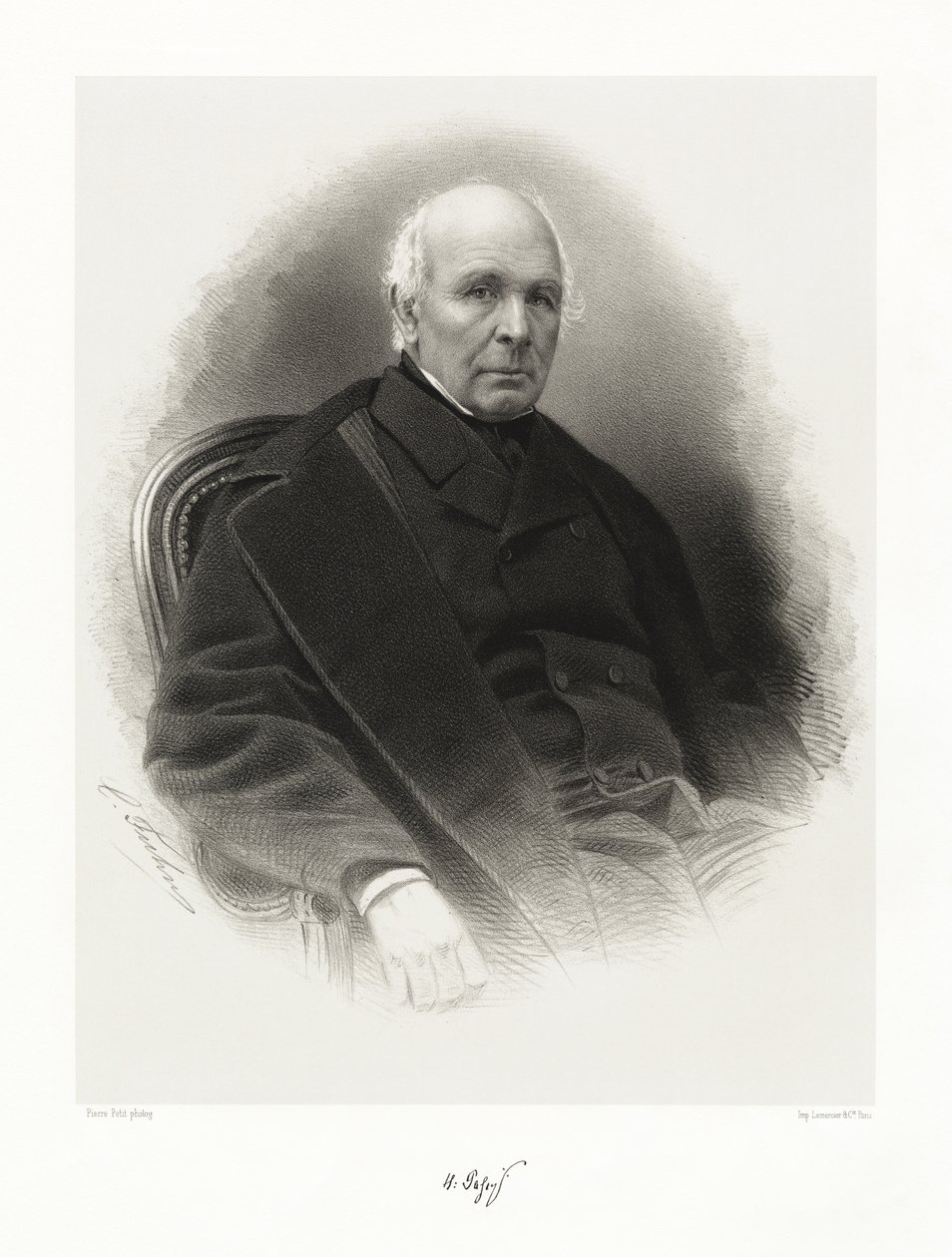 Hippolyte Passy, ​​1865-66 od Pierre Petit