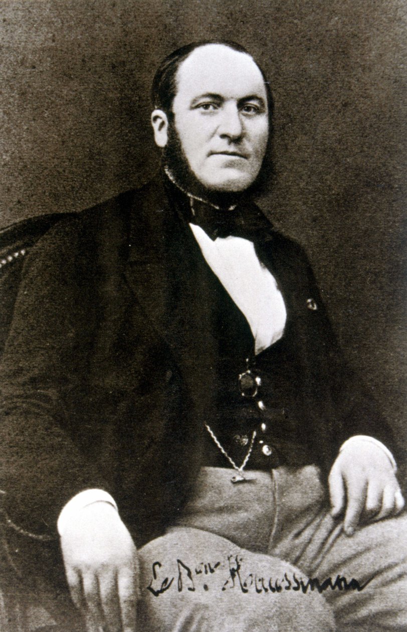 Portrét barona Haussmanna, kolem roku 1850 od Pierre Petit