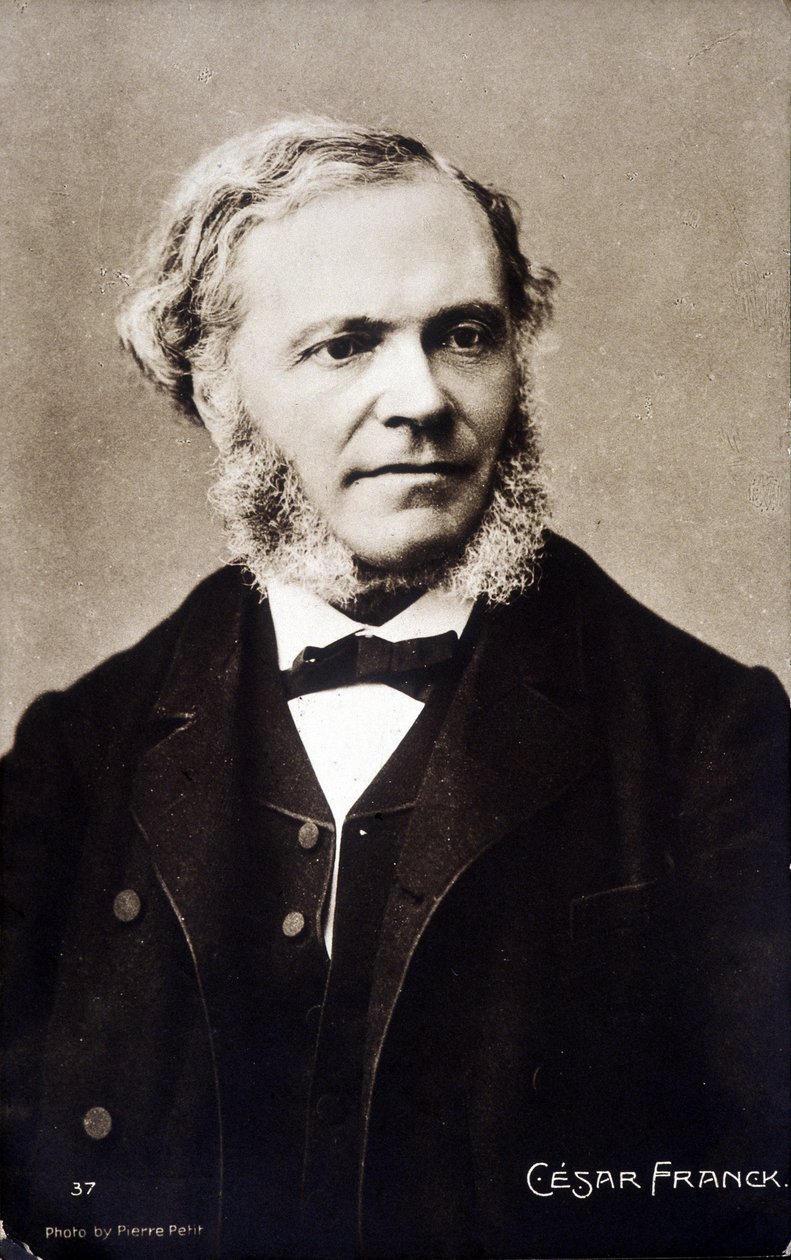 Portrét Césara Francka, francouzského skladatele a varhaníka belgického původu (1822-1890). od Pierre Petit