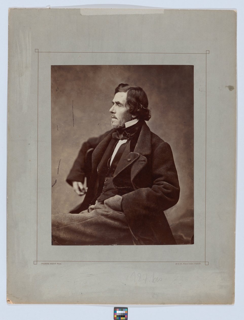 Portrét Delacroixe od Pierre Petit