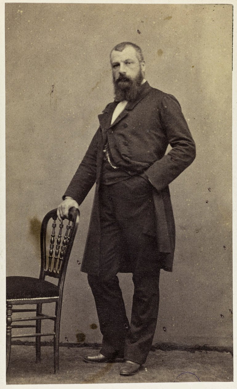 Portrét člena skladatele Edmonda 1820-1882. od Pierre Petit