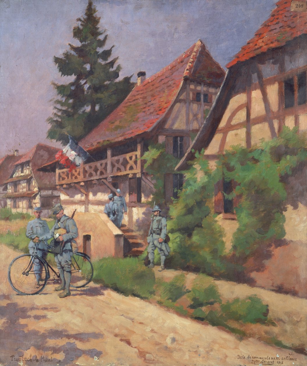 Francouzské velitelské stanoviště v Alsasku od Pierre Petit Gerard