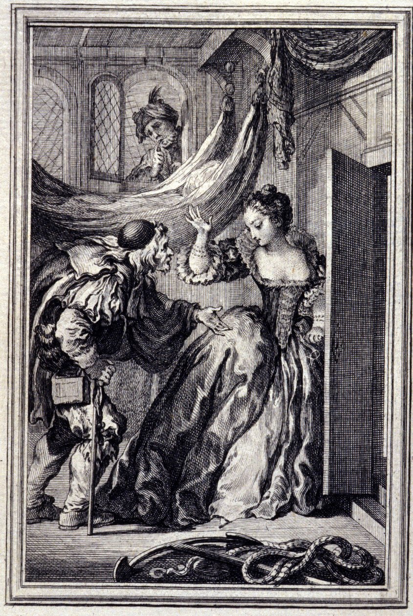 Kalendář Aniardů - v „“ Příběhy a povídky ve verších““ od Jeana La Fontaina. 1776. Ilustrace P. P. Choffard. od Pierre Philippe Choffard