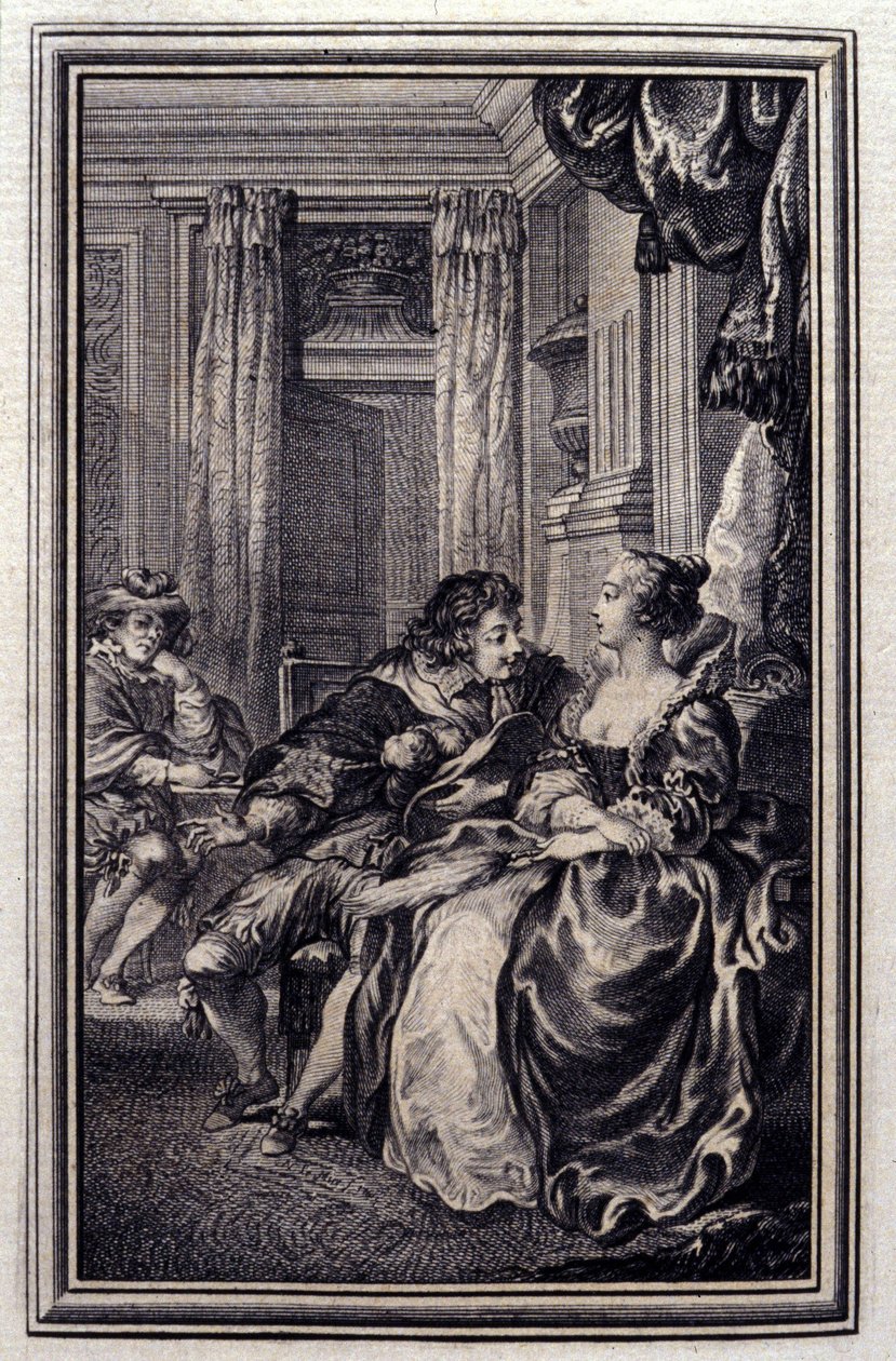 Le Magnifique - v "" Příběhy a povídky ve verších "" Jean La Fontaine. 1776. Ilustrace P. P. Choffard. od Pierre Philippe Choffard