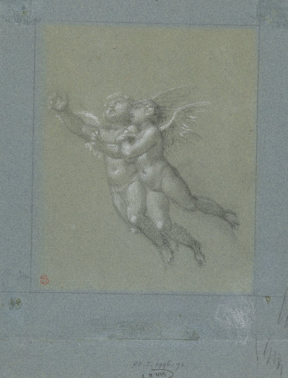 Dva létající putti od Pierre Prud