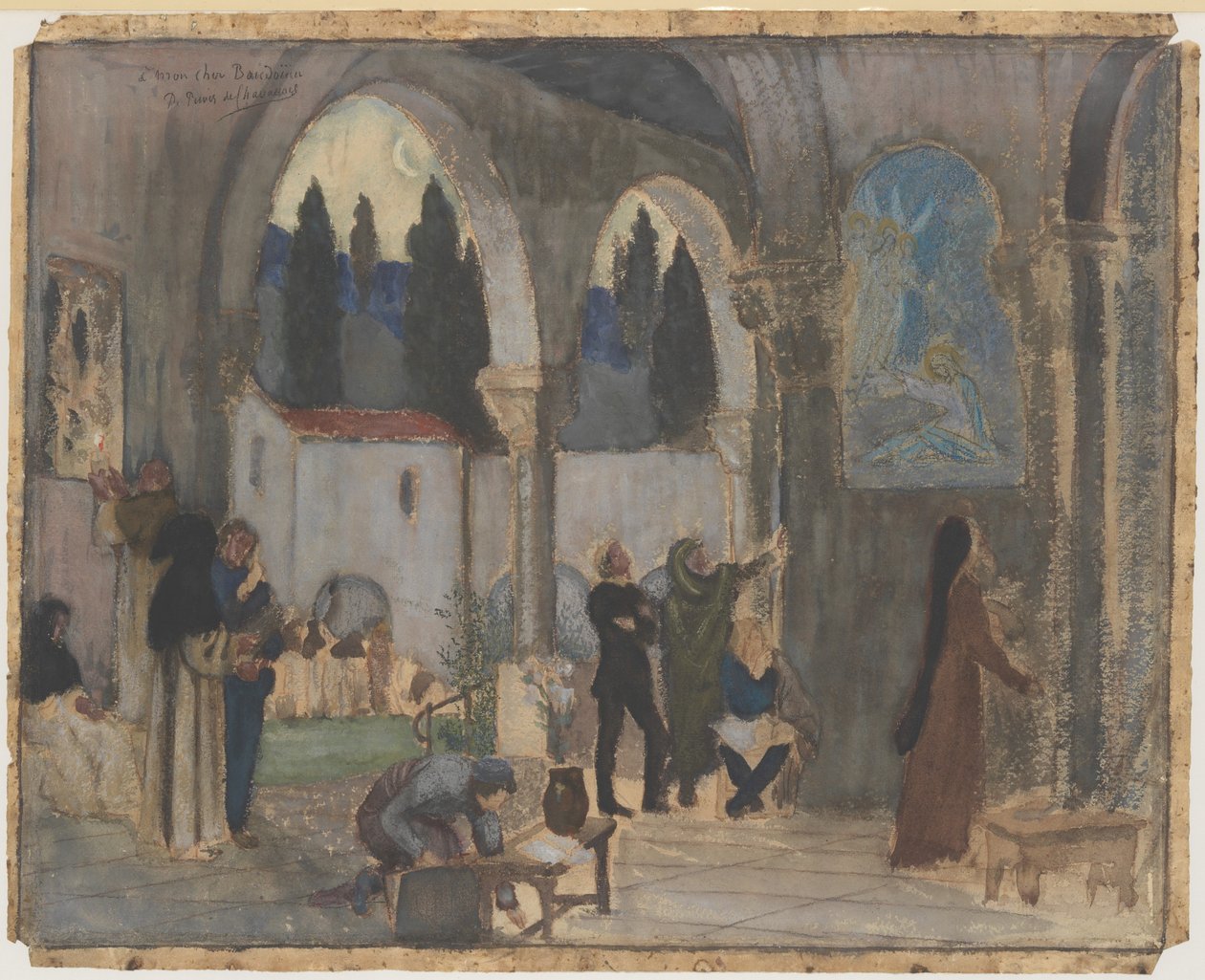 Křesťanská inspirace od Pierre Puvis de Chavannes