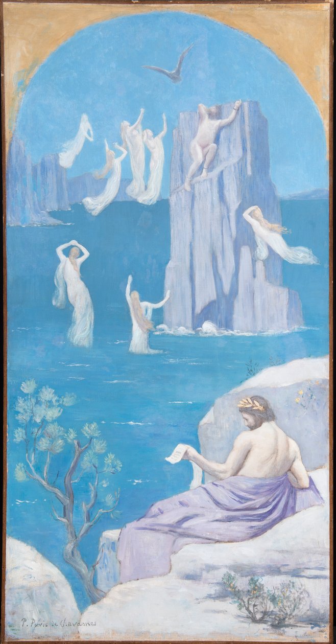 Dramatická poezie (Aischylos) od Pierre Puvis de Chavannes