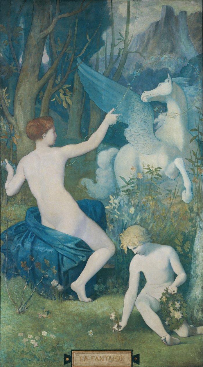 Fantasy od Pierre Puvis de Chavannes