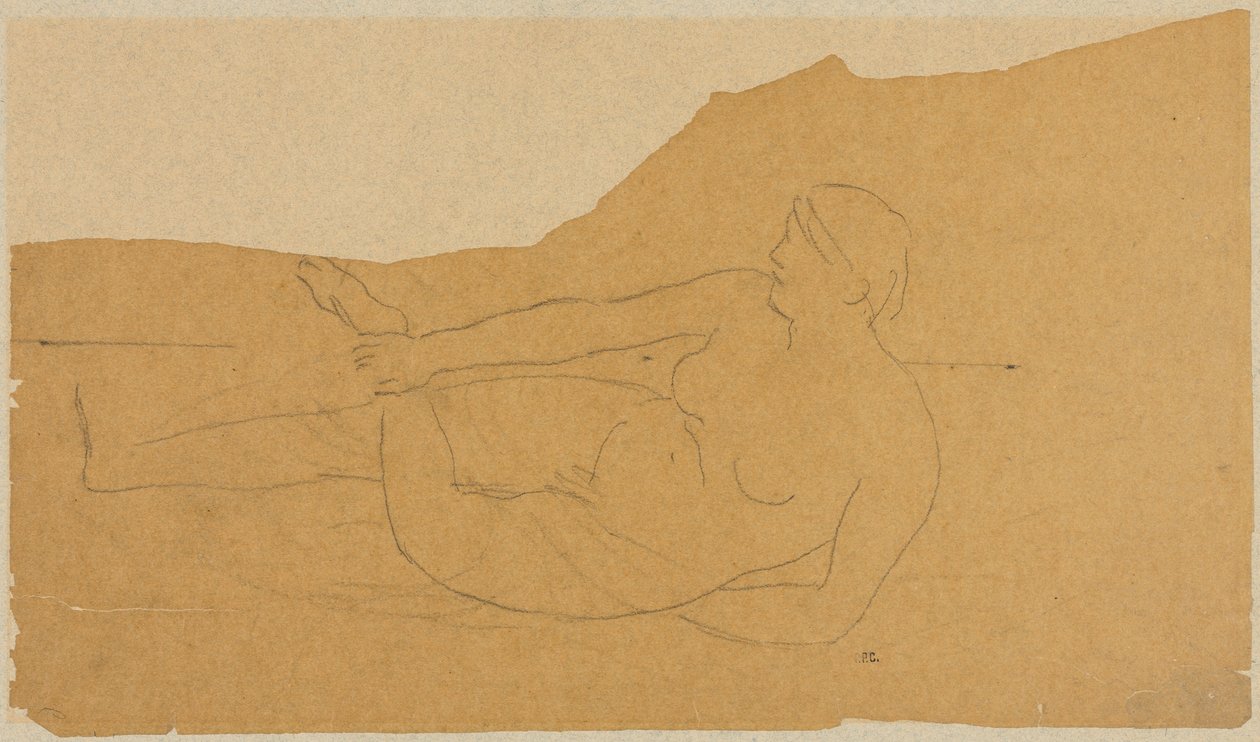Weiblicher Akt od Pierre Puvis de Chavannes