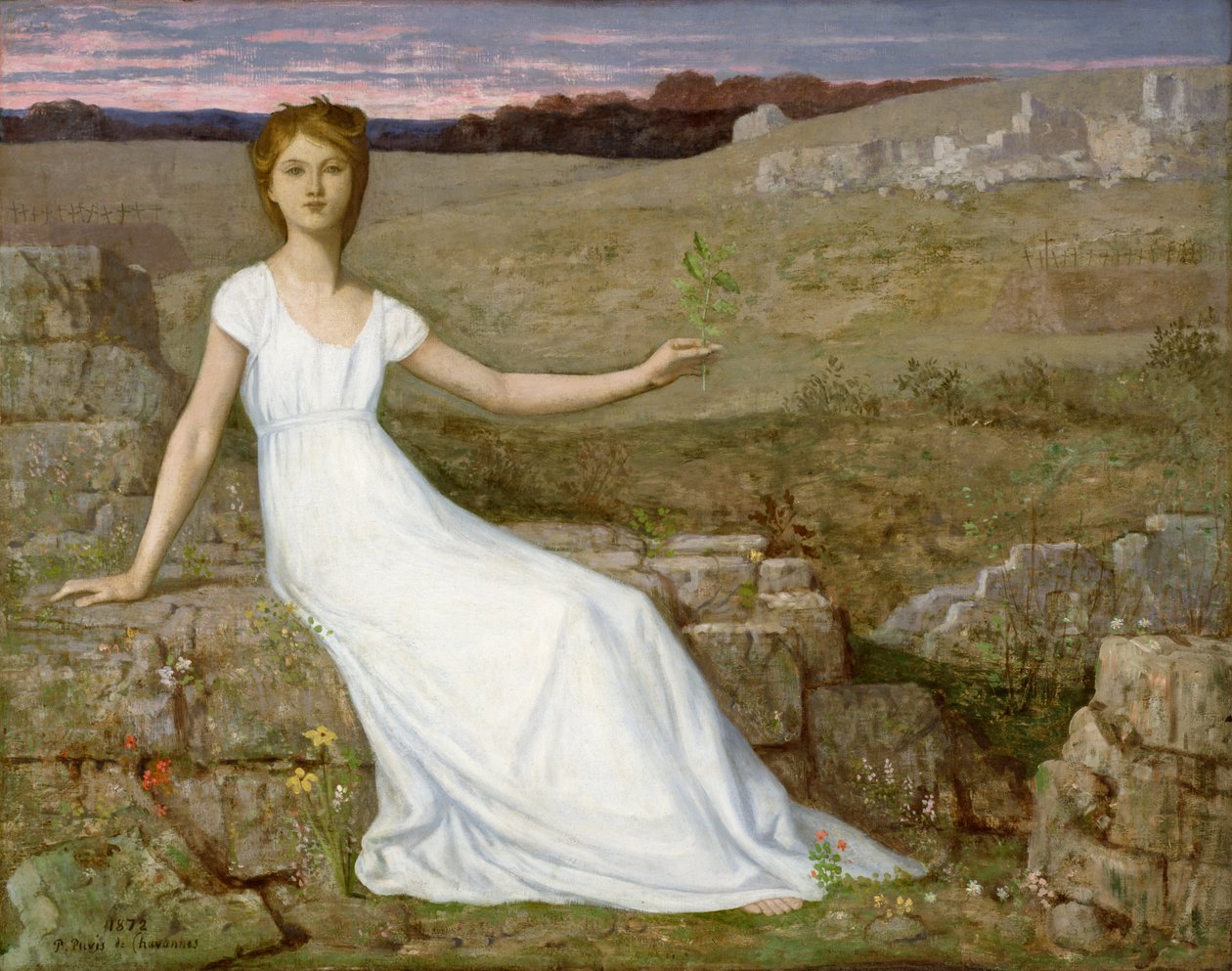 Naděje od Pierre Puvis de Chavannes