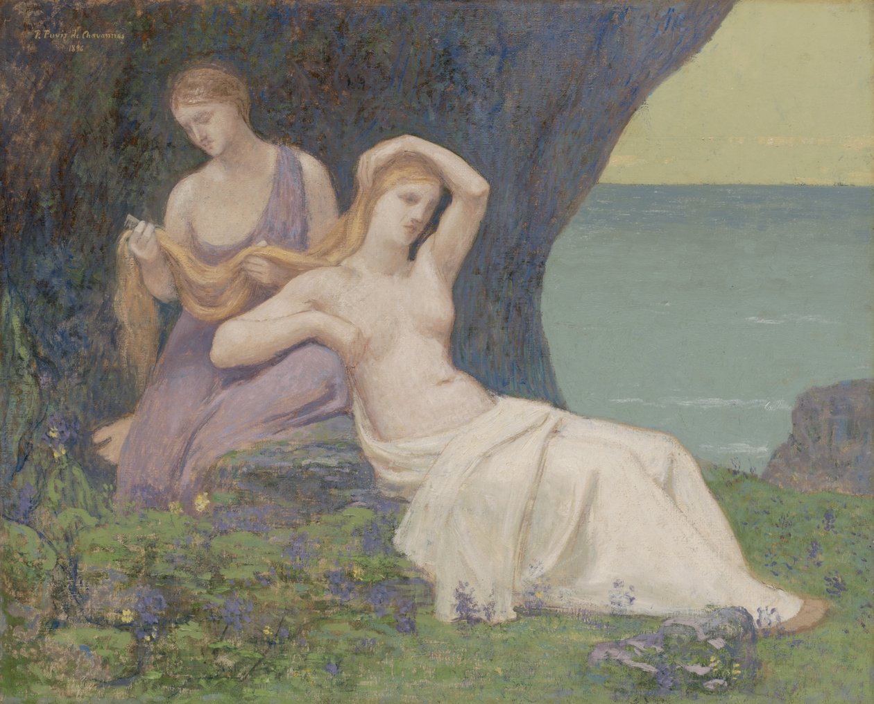 V Heather od Pierre Puvis de Chavannes