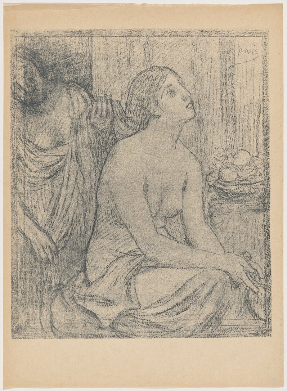 Toaleta od Pierre Puvis de Chavannes