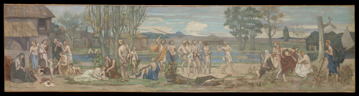 Ludus pro patria (Vlastenecké hry) od Pierre Puvis de Chavannes