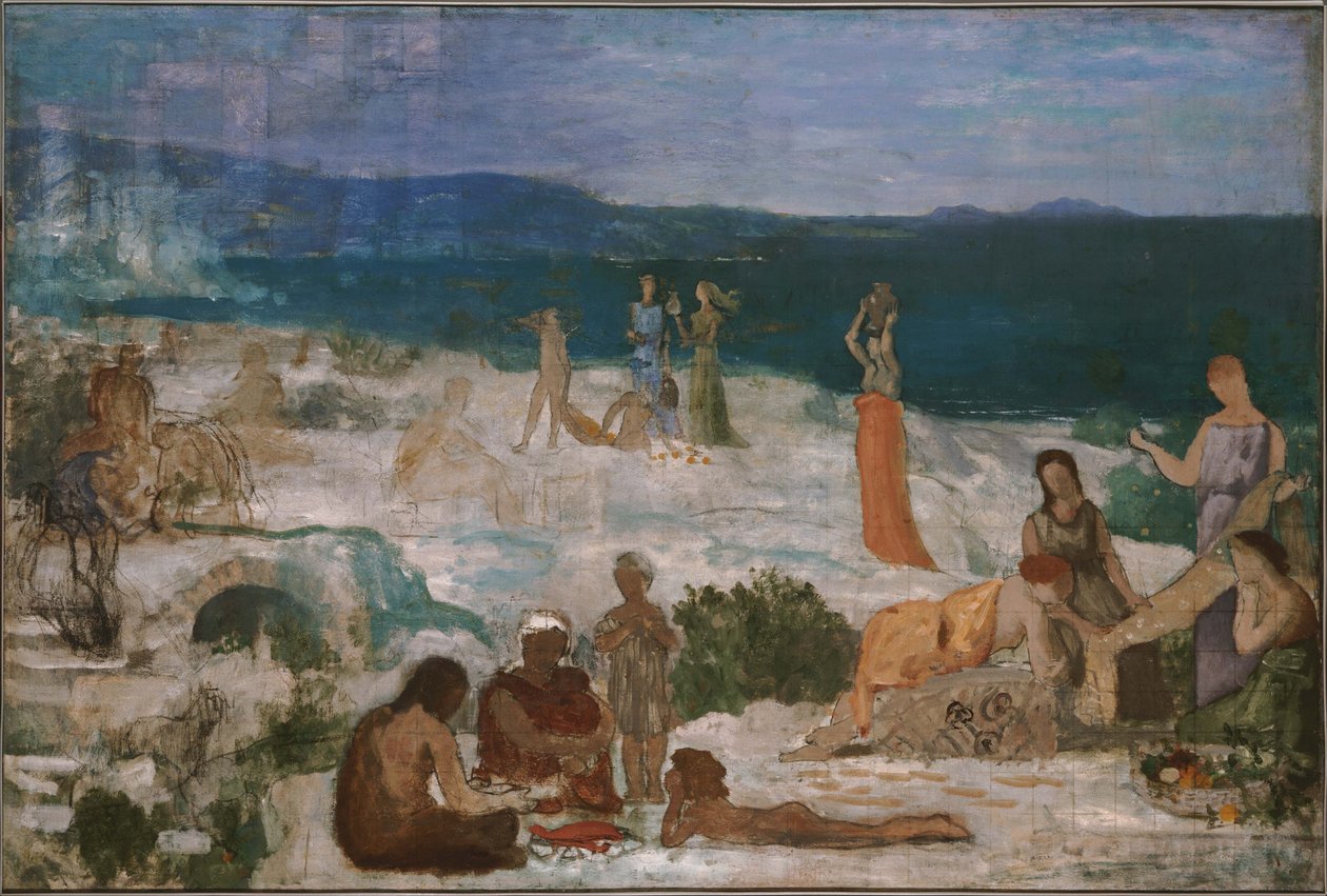 Massilia, řecká kolonie od Pierre Puvis de Chavannes