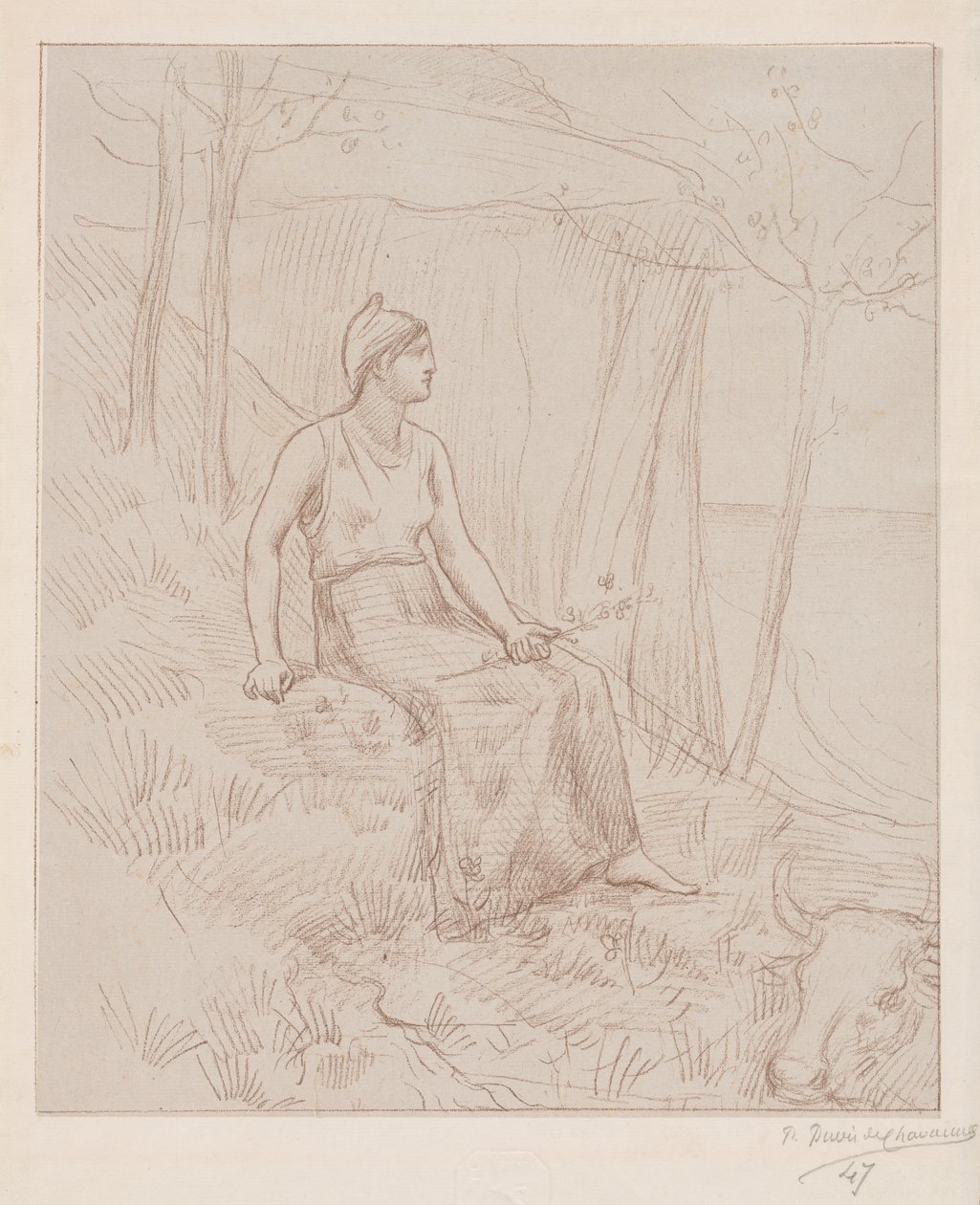 Normandie. od Pierre Puvis de Chavannes