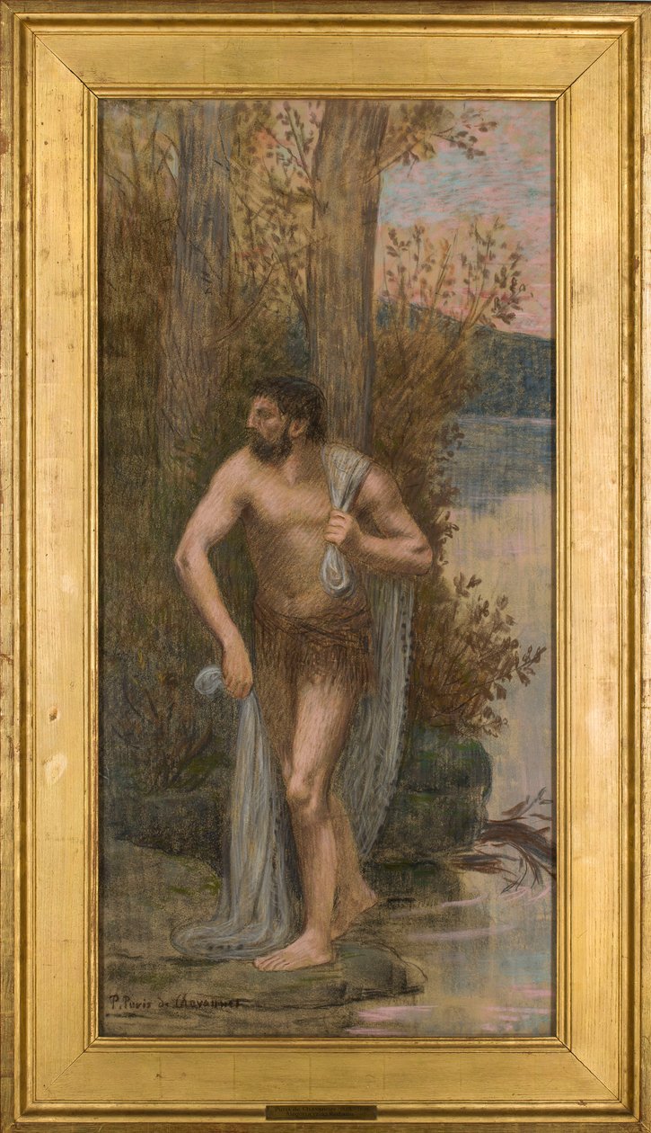 Personifikace Rhôny od Pierre Puvis de Chavannes