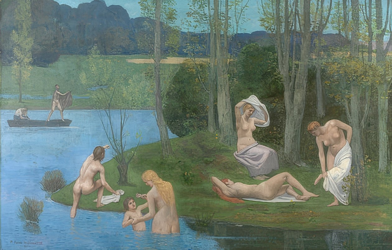 Léto. 1891 od Pierre Puvis de Chavannes