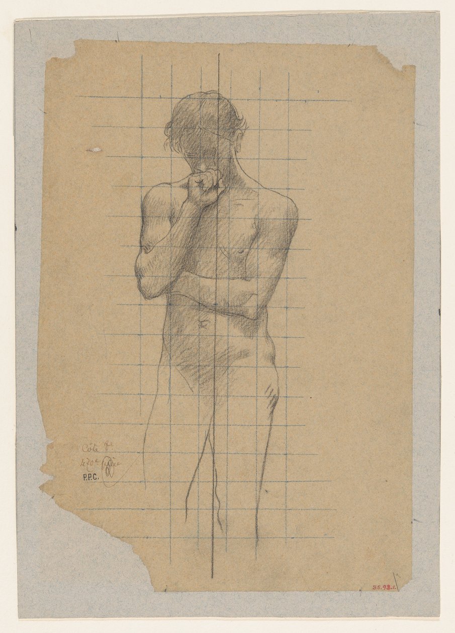Studie pro geometrii v díle „Sorbonna“ od Pierre Puvis de Chavannes