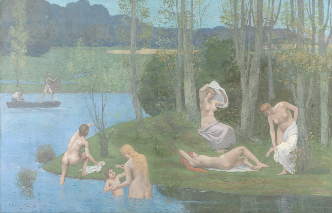 Léto od Pierre Puvis de Chavannes