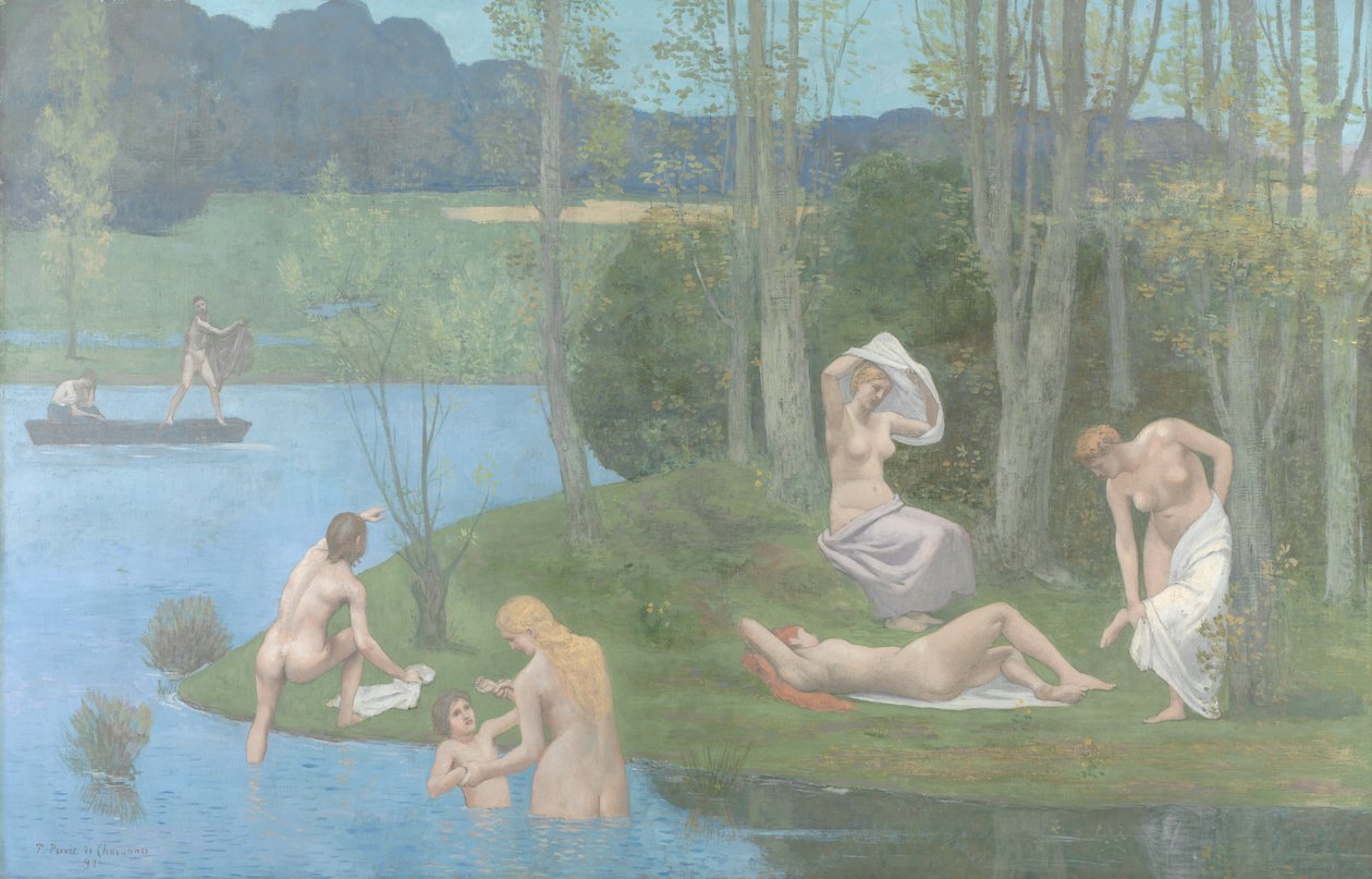 Léto, 1891. od Pierre Puvis de Chavannes