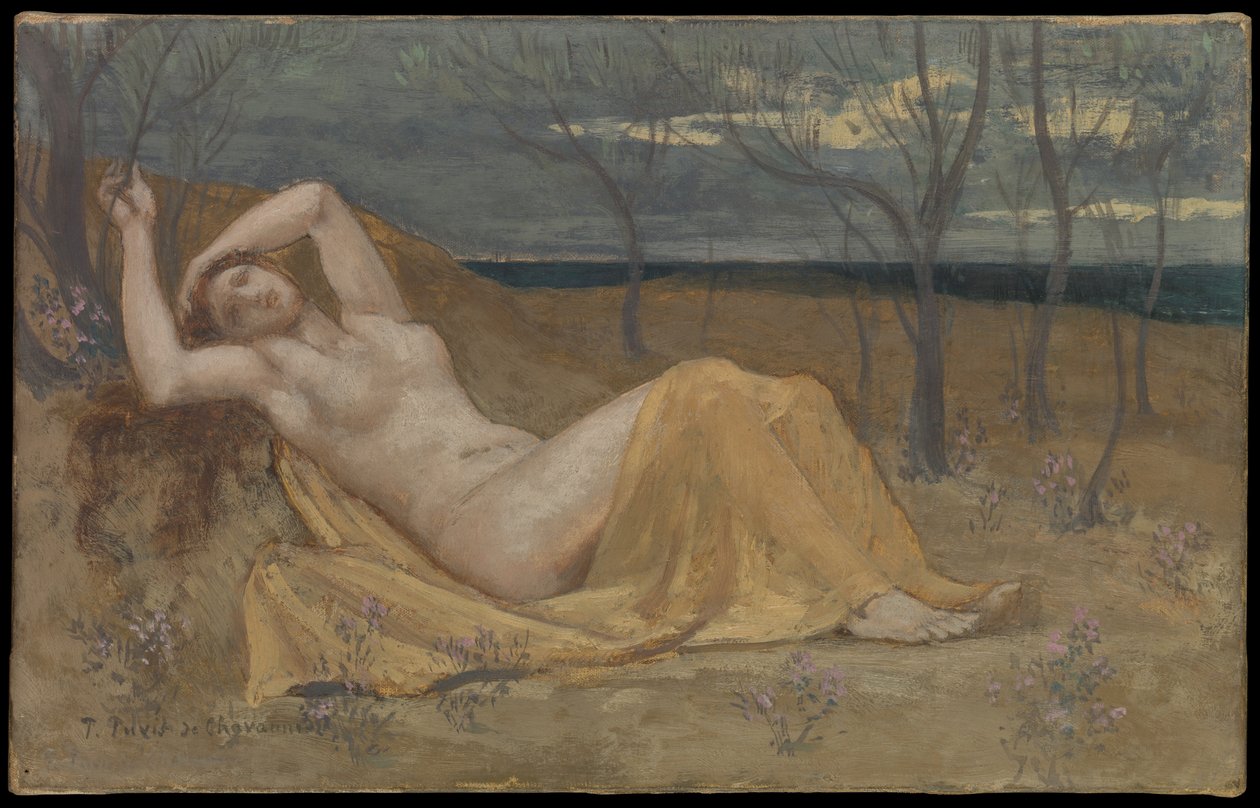 Tamaris od Pierre Puvis de Chavannes