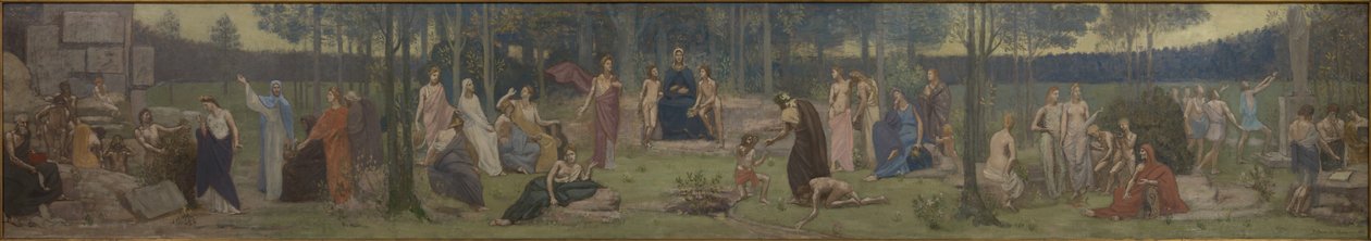 Alegorie Sorbonny od Pierre Puvis de Chavannes