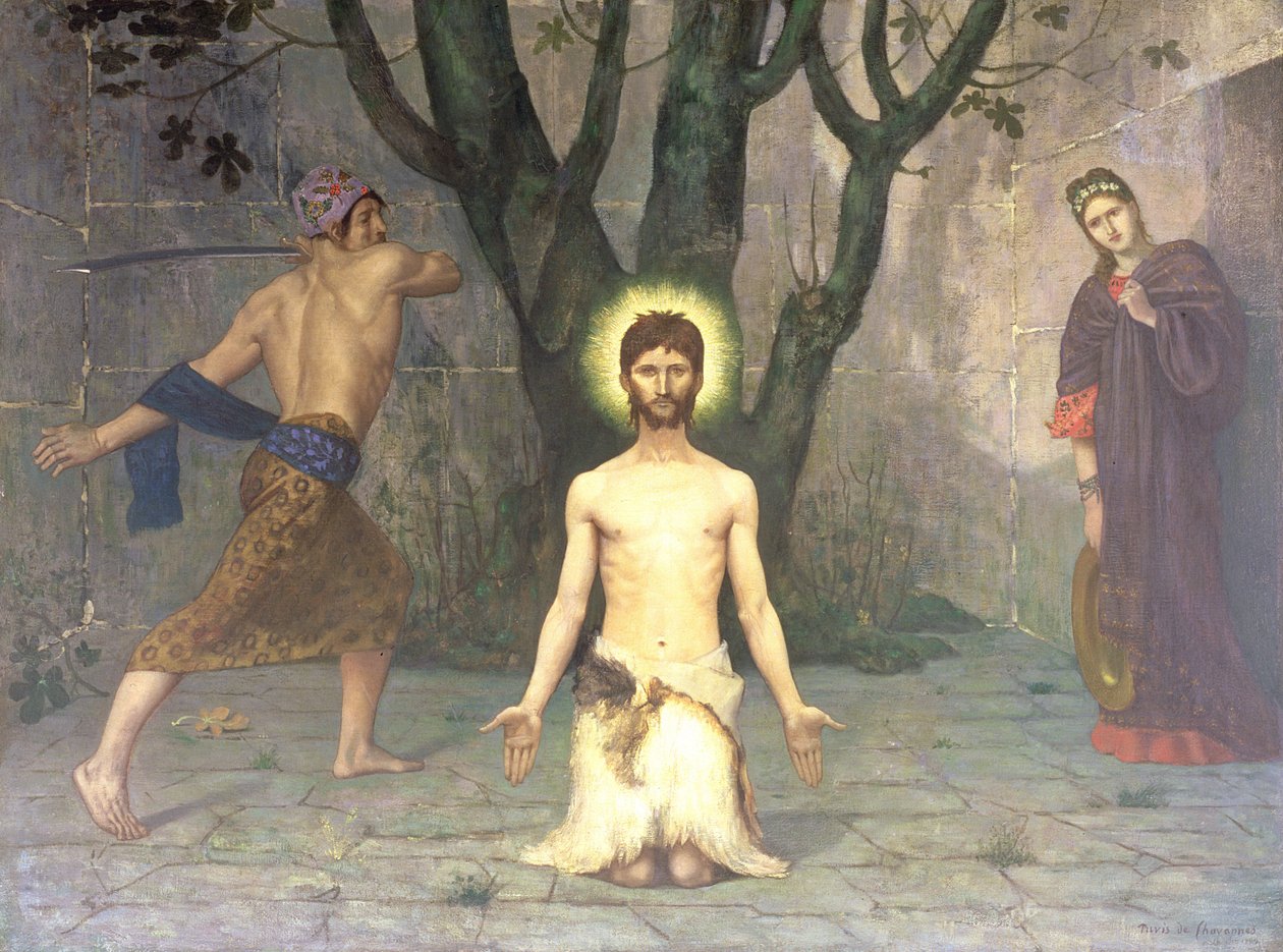Stětí svatého Jana Křtitele, 1869 od Pierre Puvis de Chavannes